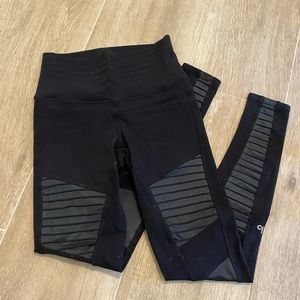 High-Waist Moto Legging